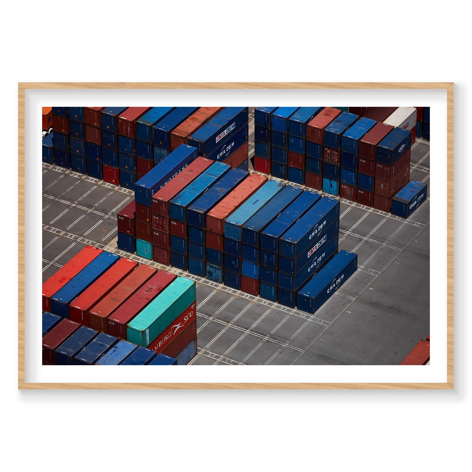 Building Blocks, Botany Bay, Horizontal Print