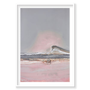 Pastel Wave, Great Salt Lake, Portrait Print