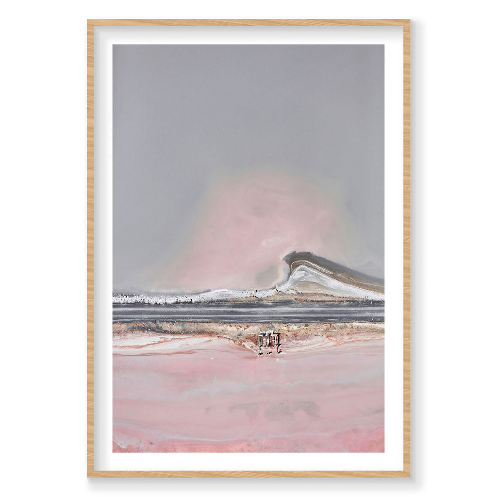 Pastel Wave, Great Salt Lake, Portrait Print