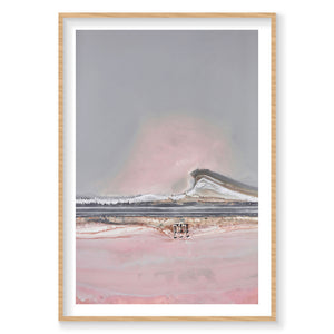 Pastel Wave, Great Salt Lake, Portrait Print