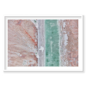 Verdigris, Great Salt Lake, Horizontal Print