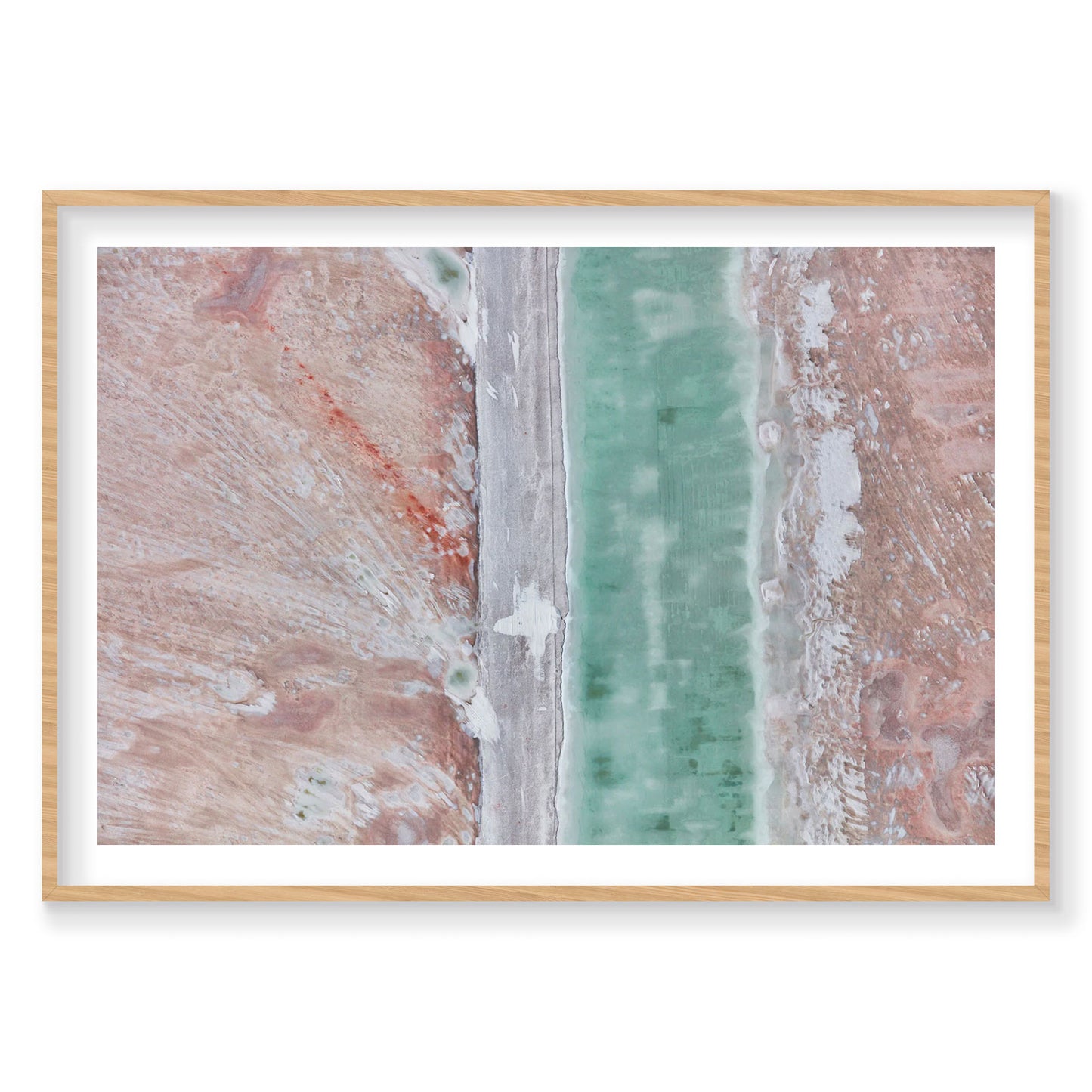 Verdigris, Great Salt Lake, Horizontal Print