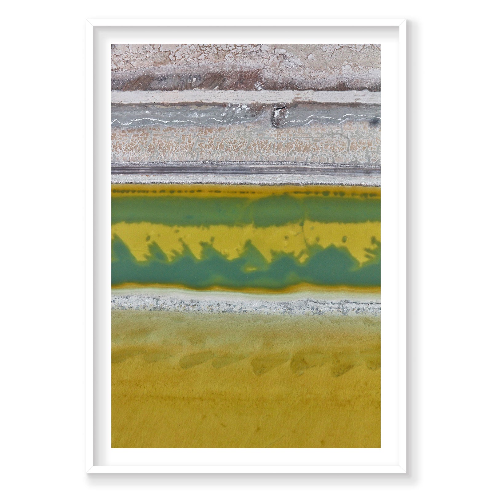 Brine, Great Salt Lake, Portrait Print