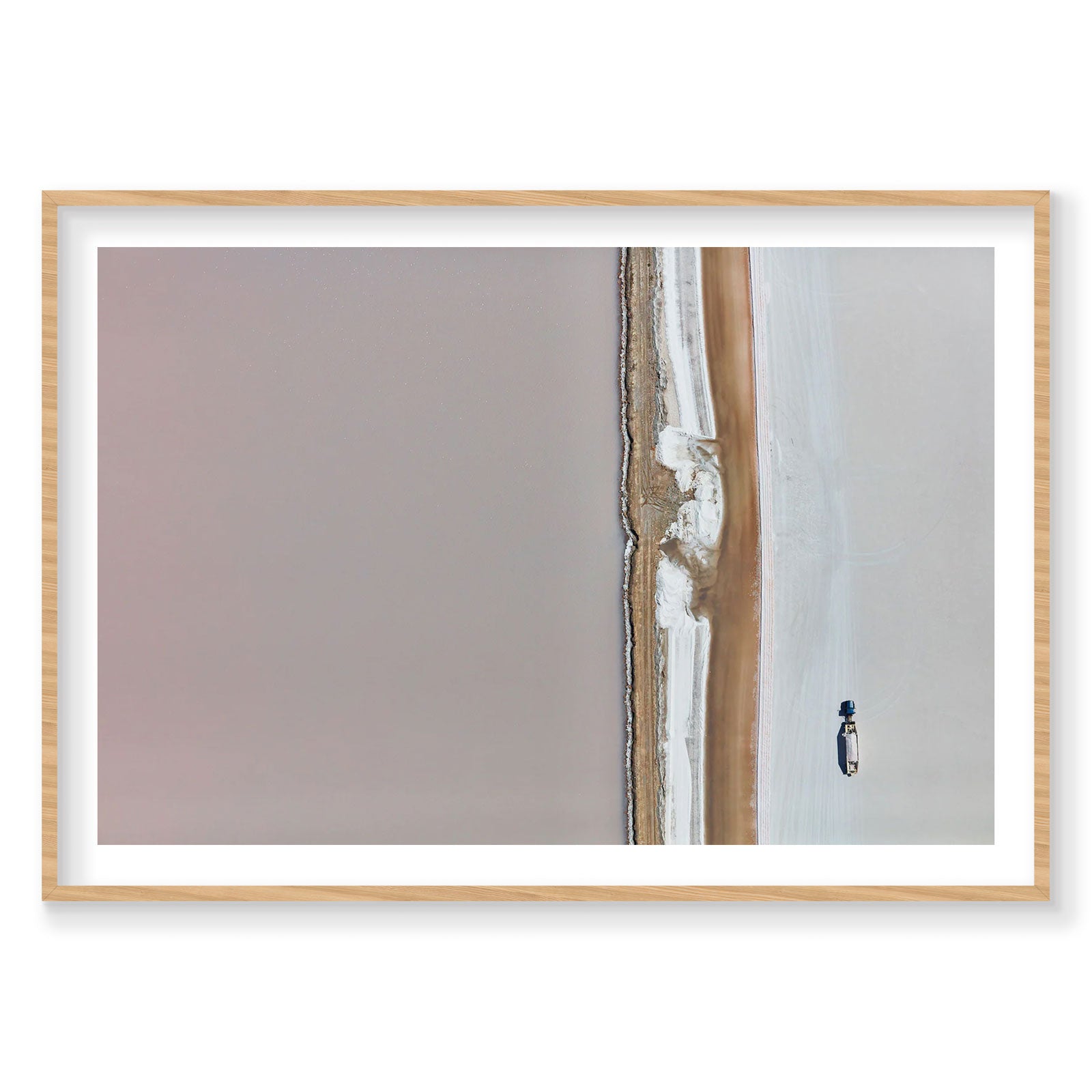 Salt Collection, Great Salt Lake, Horizontal Print