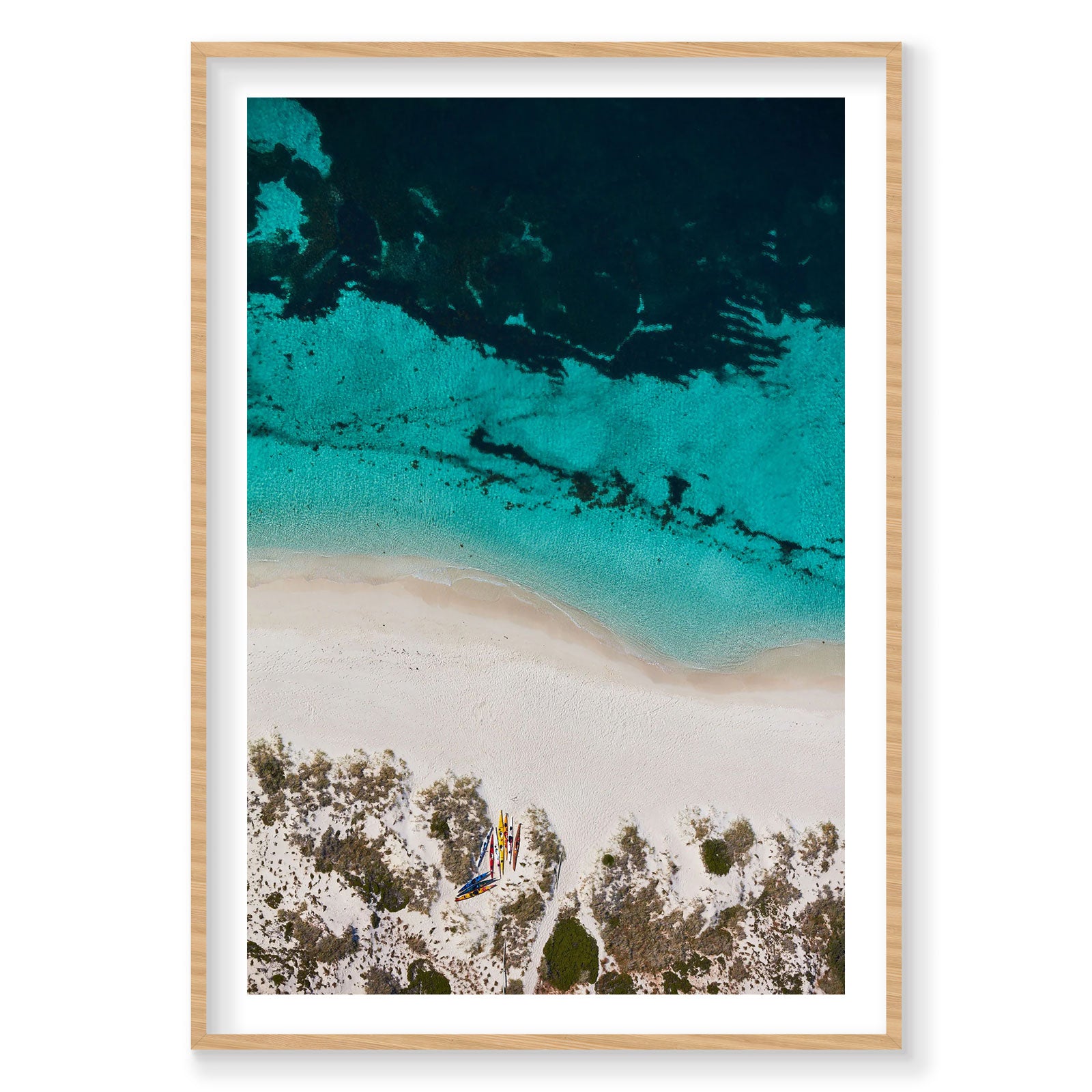 Kayak Club, Rottnest Island, WA, Vertical Print