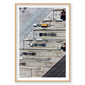 Pit Stop, Botany Bay, Vertical Print