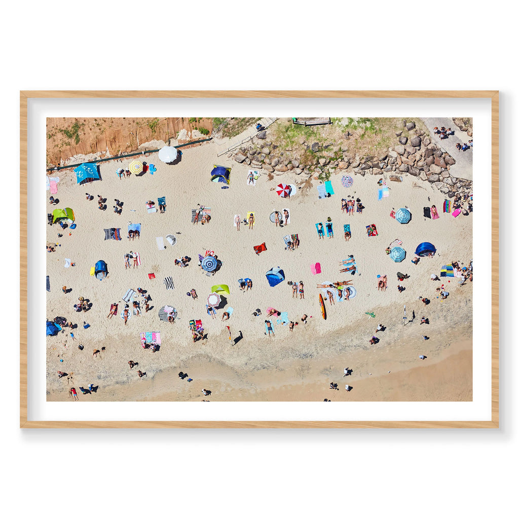 Sunbathers, Byron Bay, Horizontal Print