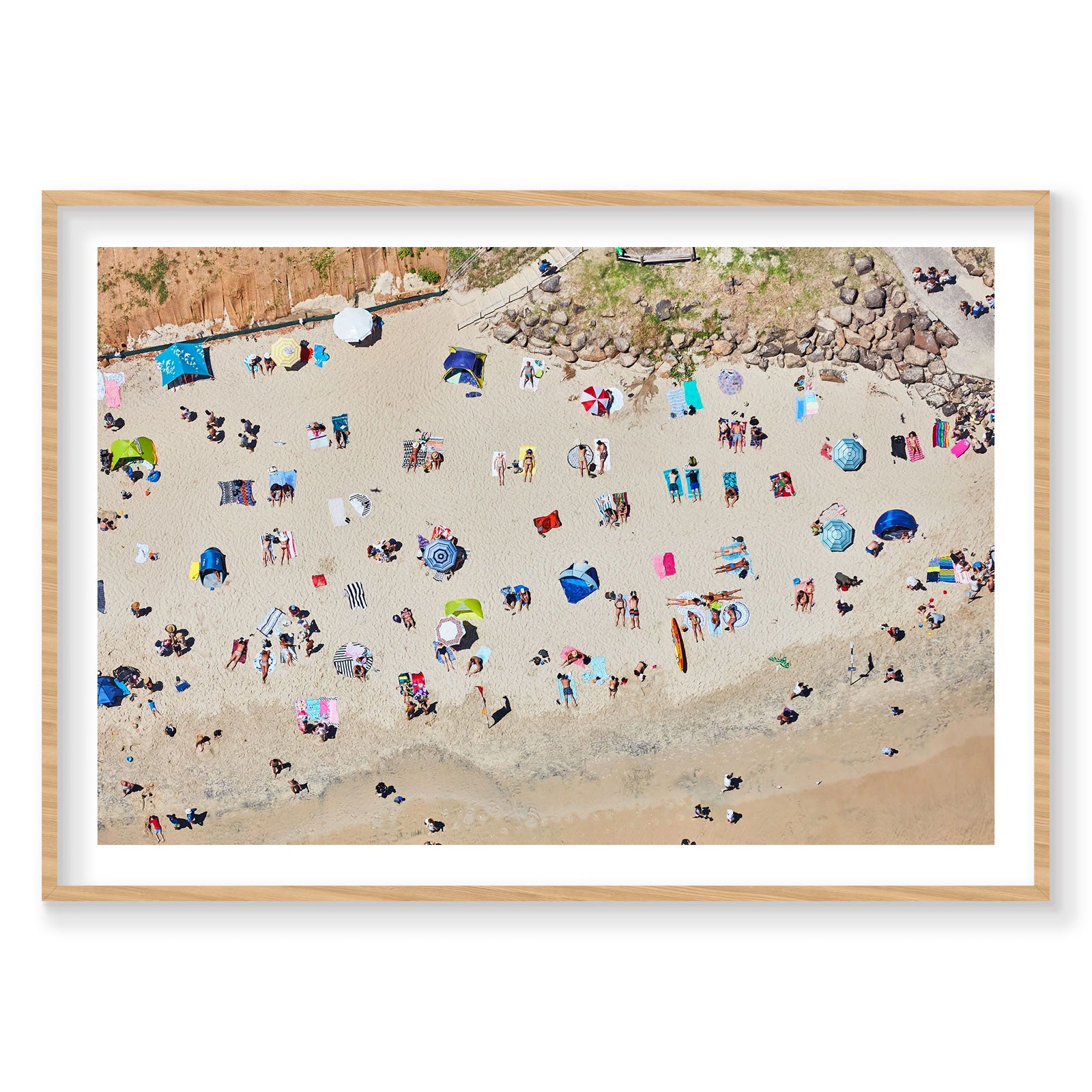 Sunbathers, Byron Bay, Horizontal Print