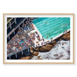Icebergs Sunbathers, Horizontal Print