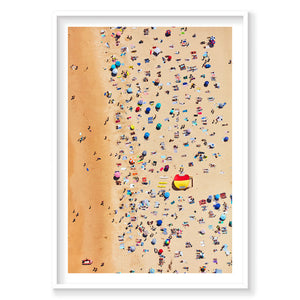 Bondi Beach Sunbathers, Vertical Print