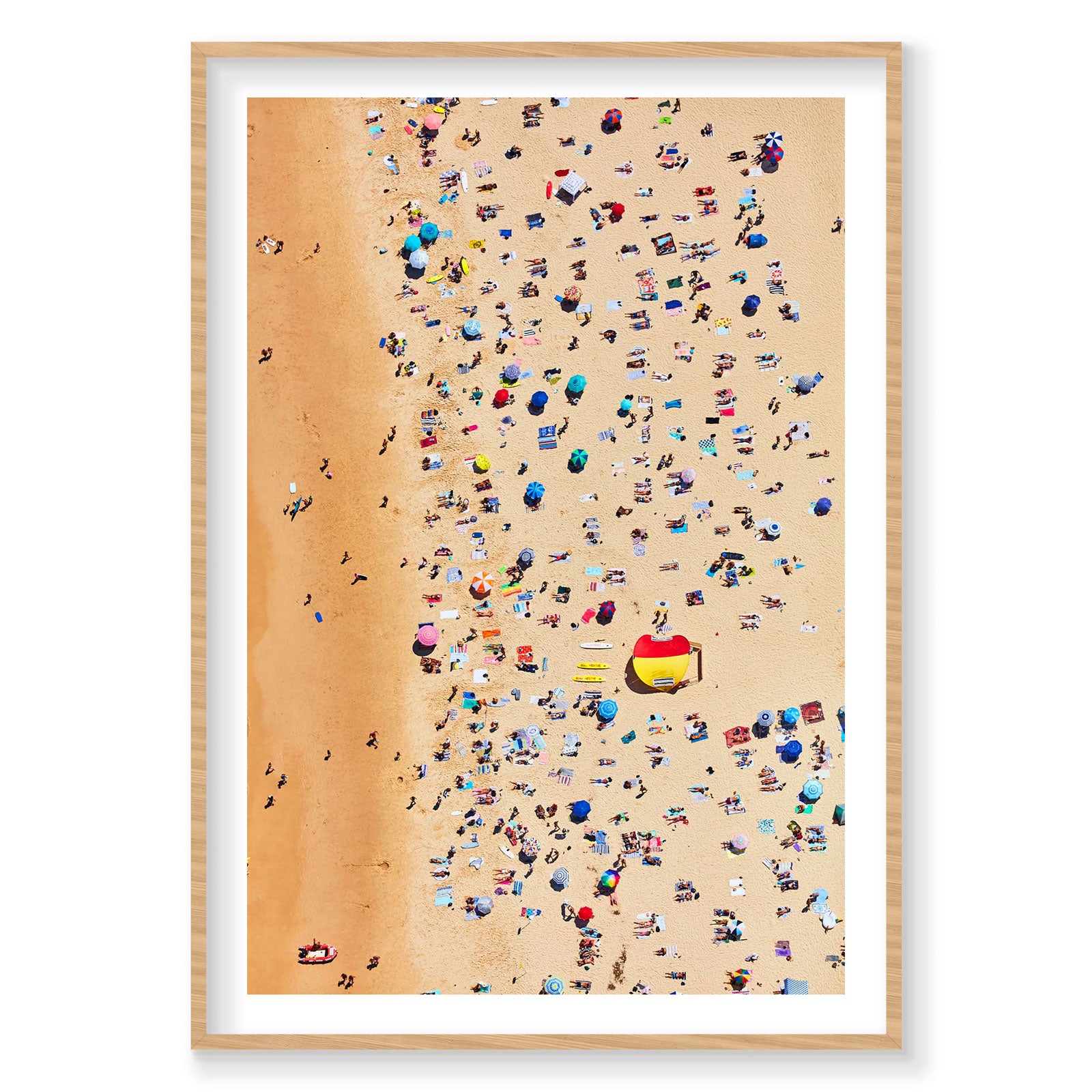 Bondi Beach Sunbathers, Vertical Print