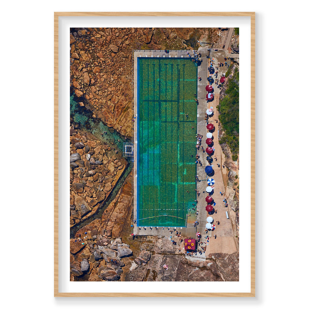 Freshwater Pool, Vertical Print