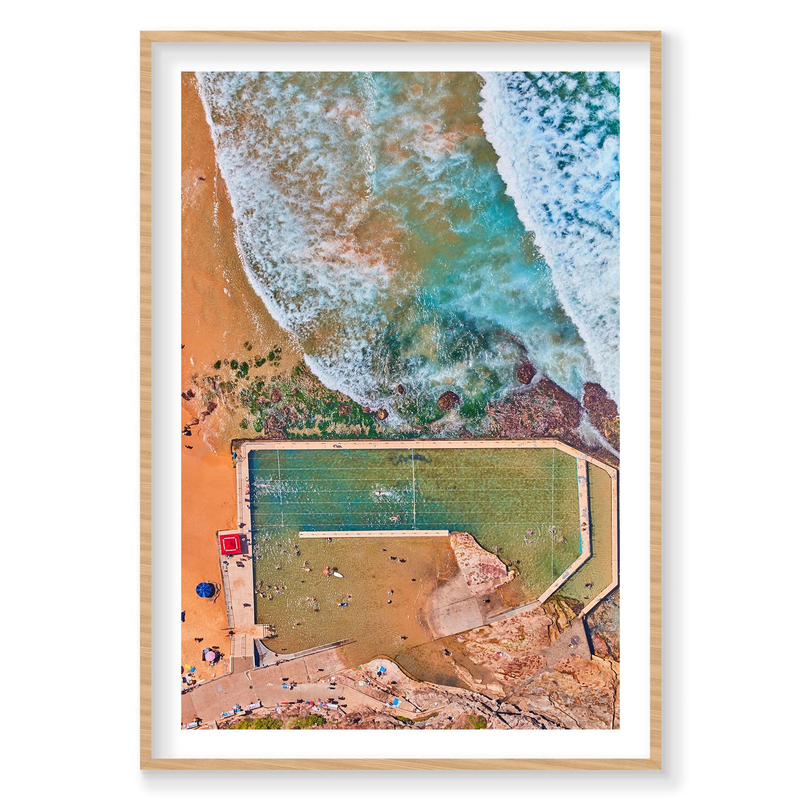 Curl Curl Pool, Vertical Print