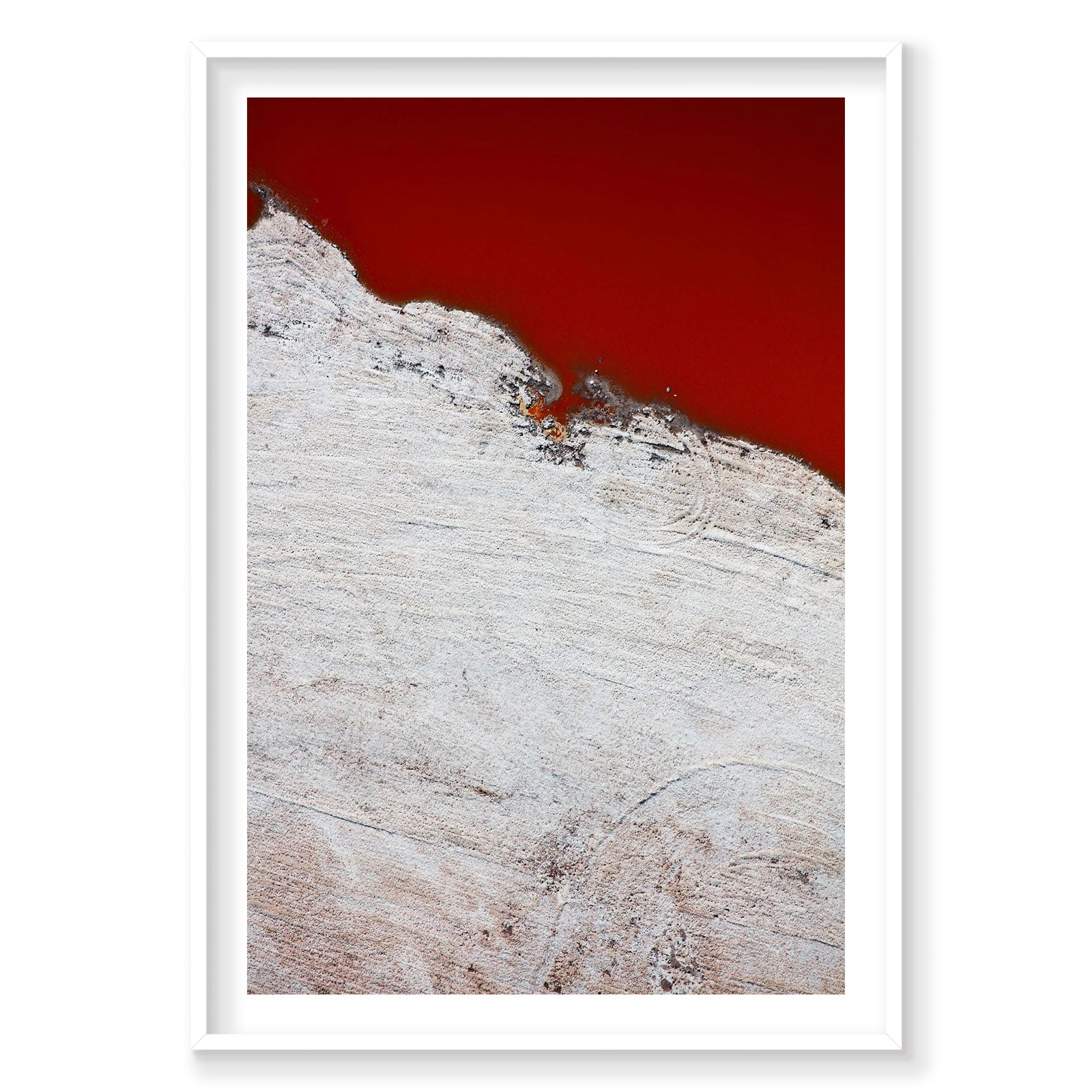 Salt, San Francisco Bay, Vertical Print