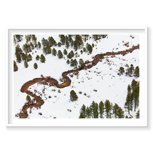 Rivers, Lake Tahoe, Horizontal Print