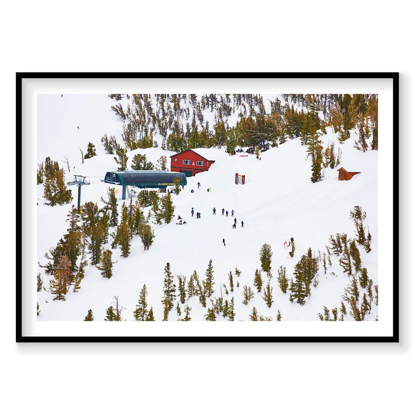 Olympic Express, Lake Tahoe, Horizontal Print