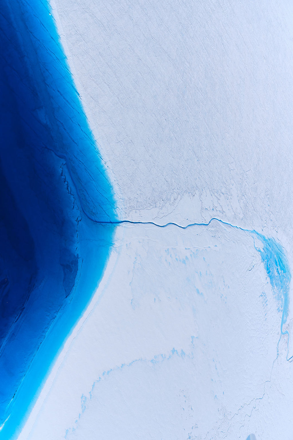 Ice Sheet, Greenland, Vertical Print