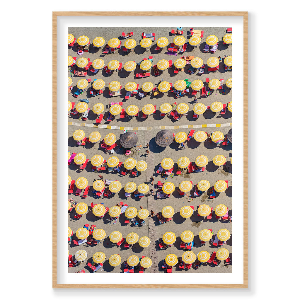 Yellow & White, Italy, Vertical Print