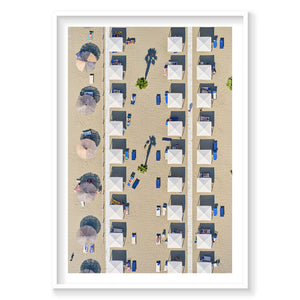 Palm Shade, Italy, Vertical Print
