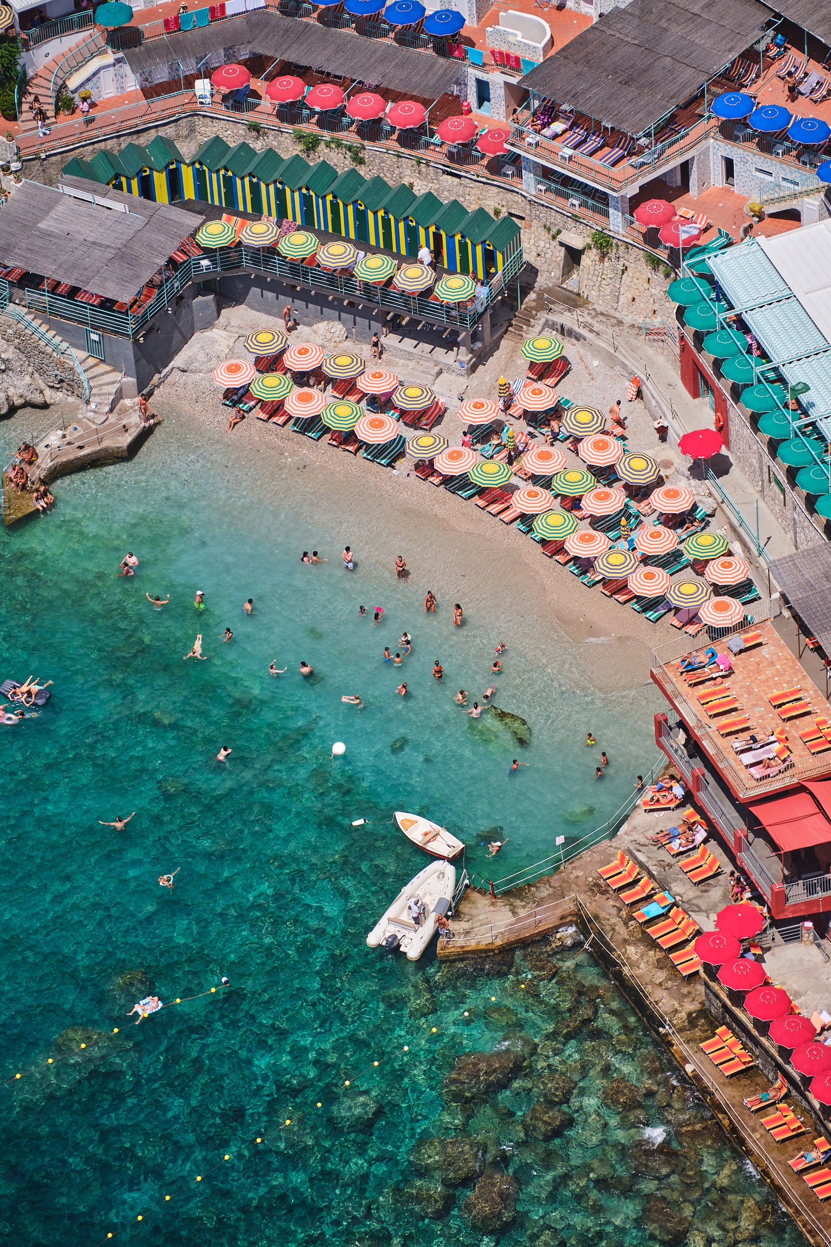 Bagni Internazionali, Italy, Vertical Print