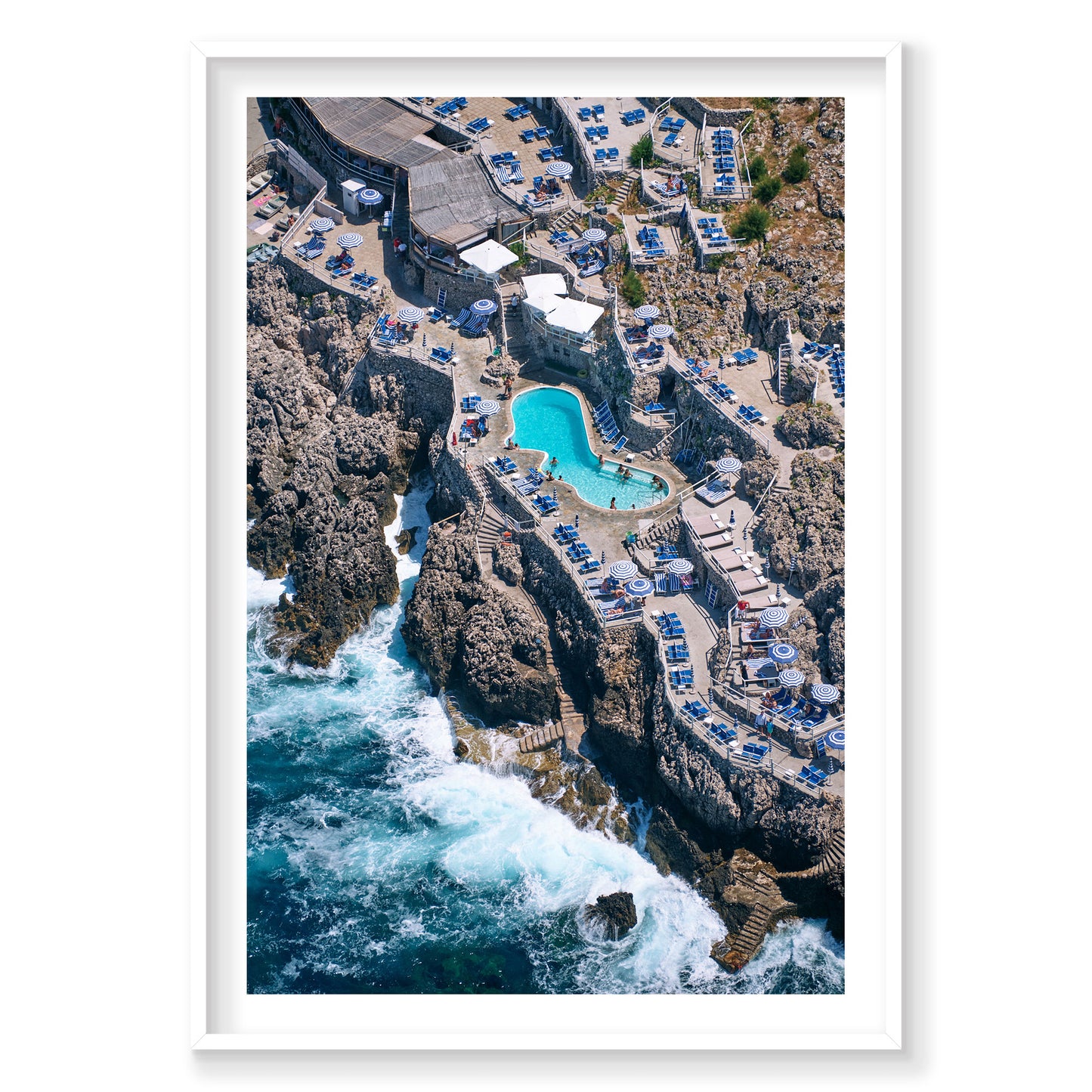 Lido del Faro, Italy, Vertical Print