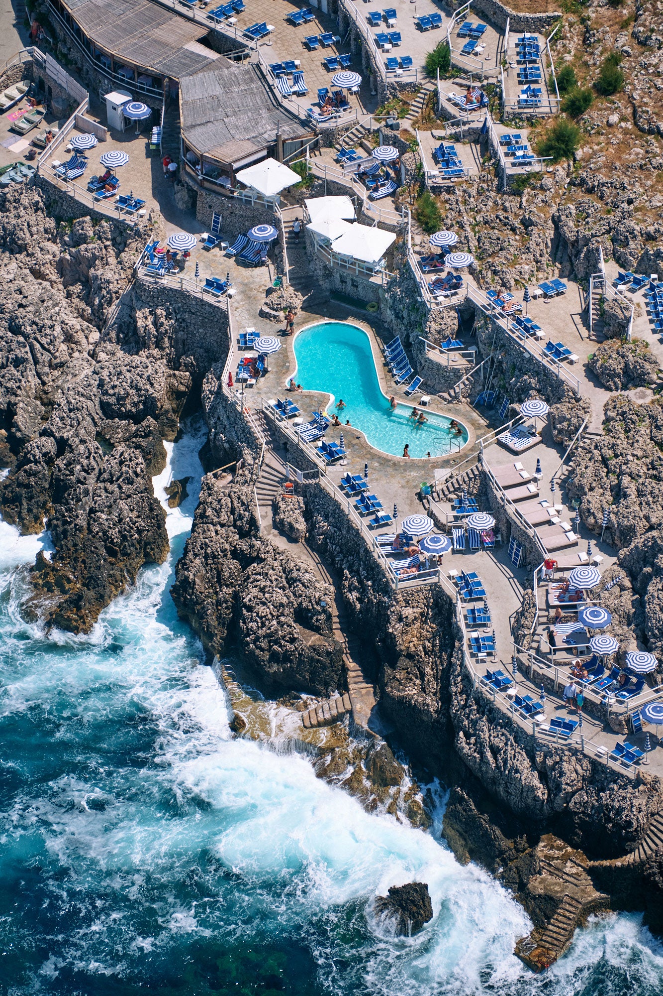 Lido del Faro, Italy, Vertical Print