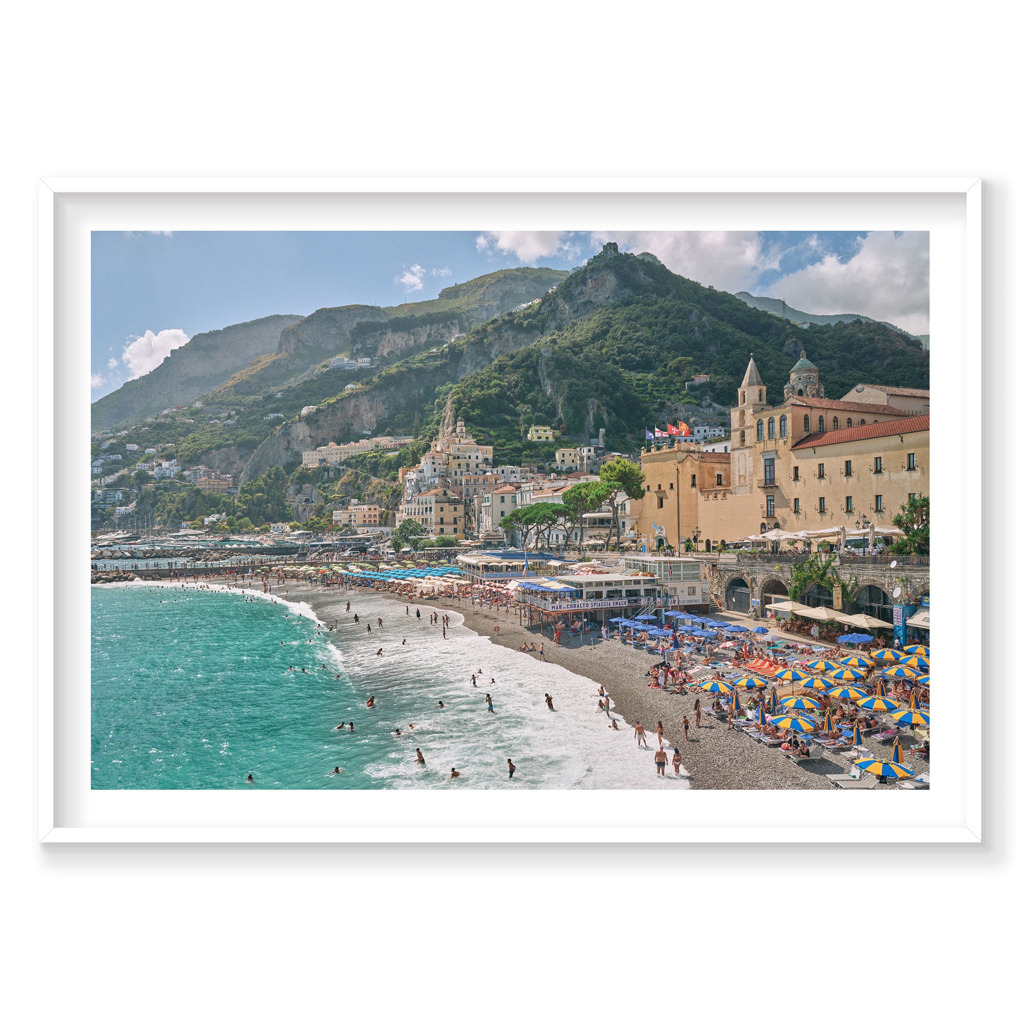 Mar Di Cobalto, Amalfi Coast, Horizontal Print