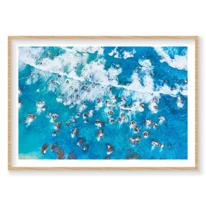Crashing Waves, Kalbarri, Horizontal Print