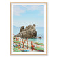 Monterosso Rock, Cinque Terre, Vertical Print