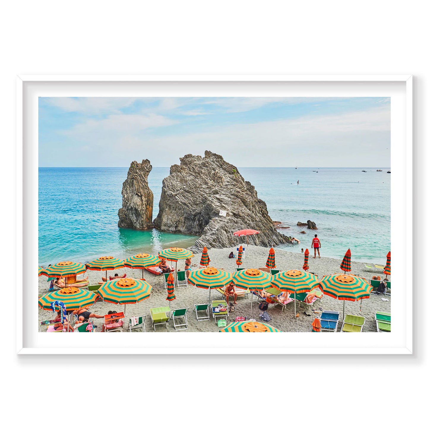 Monterosso Rock, Cinque Terre, Horizontal Print