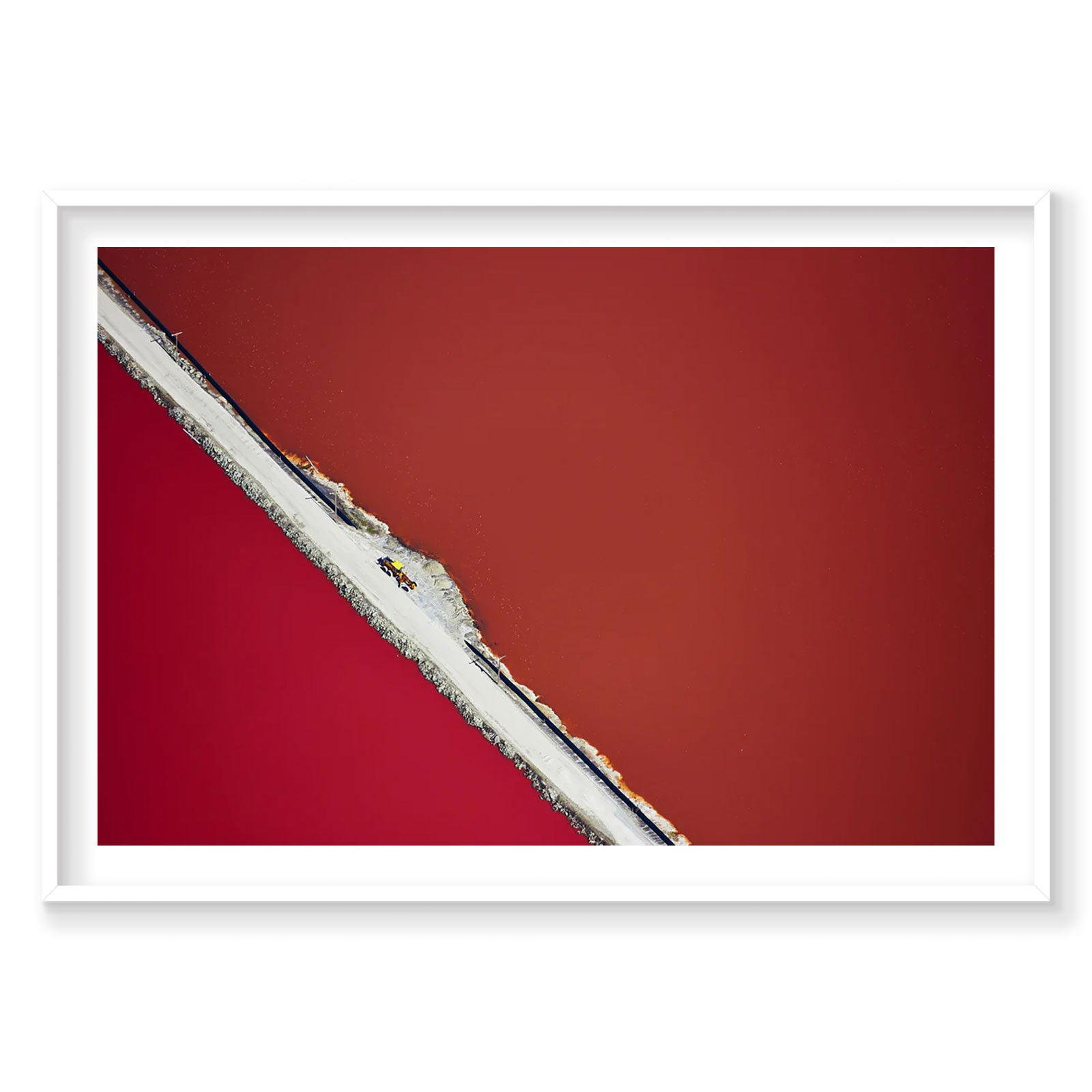 Bulldozer, San Francisco Bay, Horizontal Print