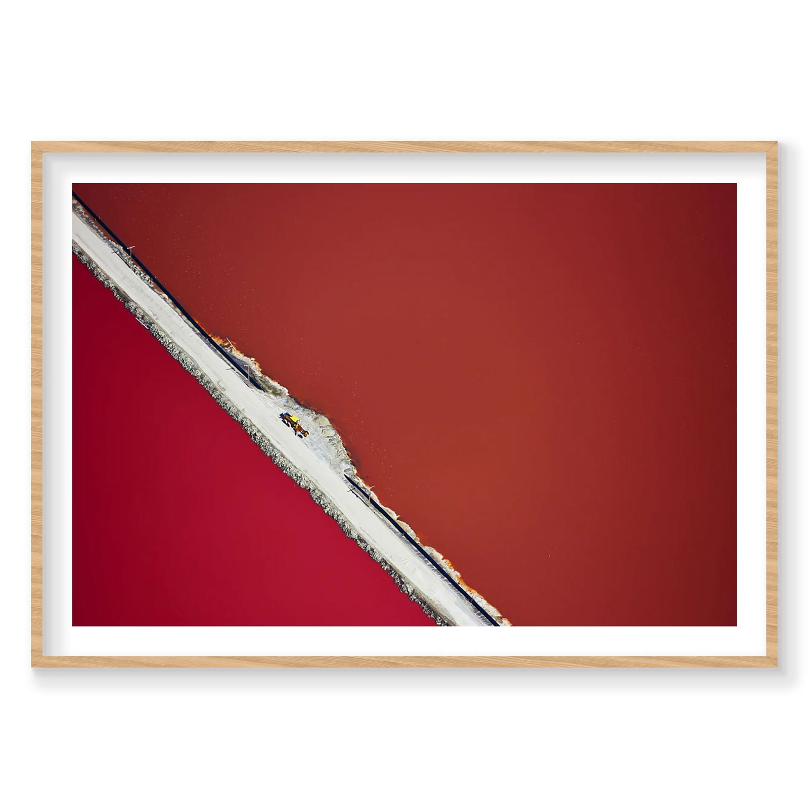 Bulldozer, San Francisco Bay, Horizontal Print