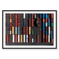 Aligned, Botany Bay, Horizontal Print, black Victorian Ash frame