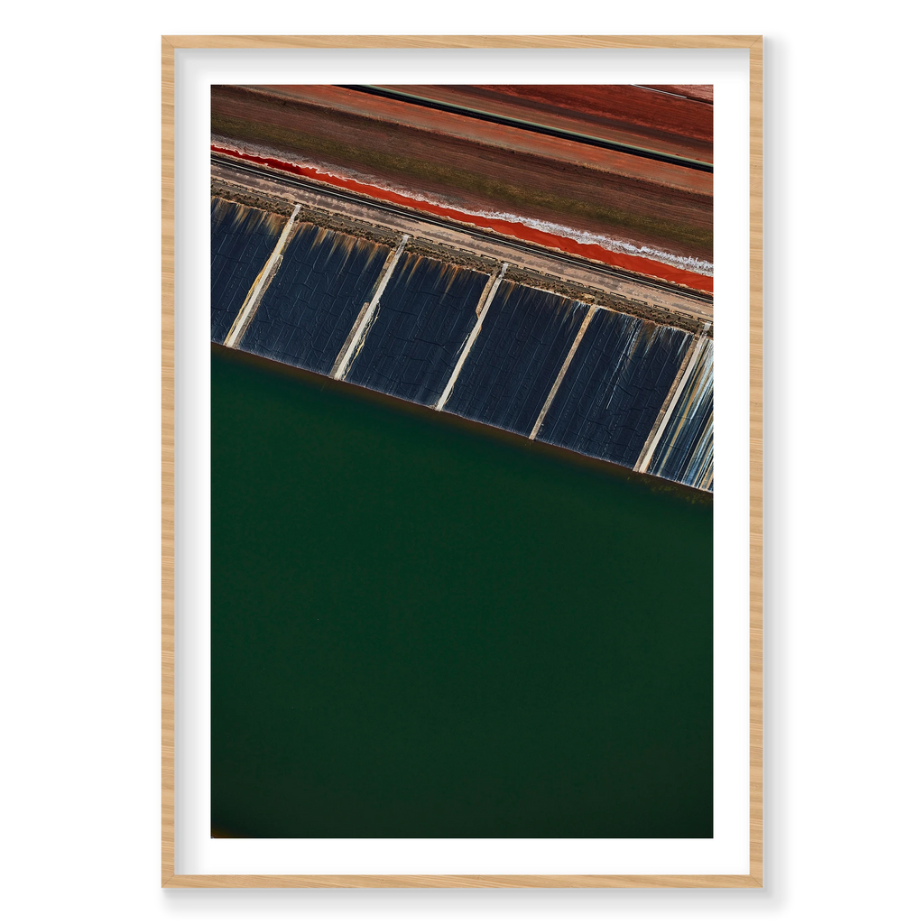Alumina, Western Australia, Vertical Print, natural Victorian Ash frame