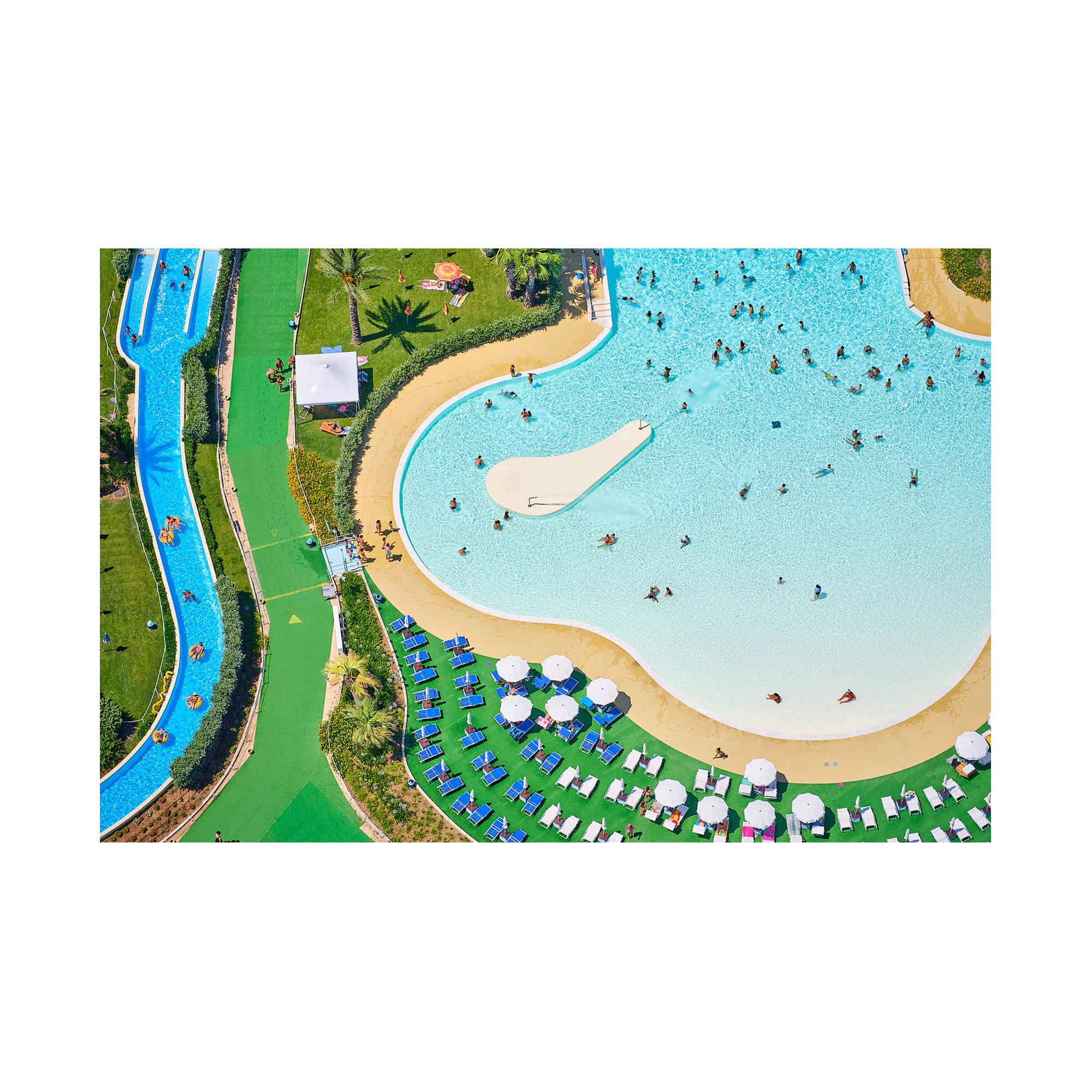 Aquapark Egnazia, Italy, Horizontal Print, print only