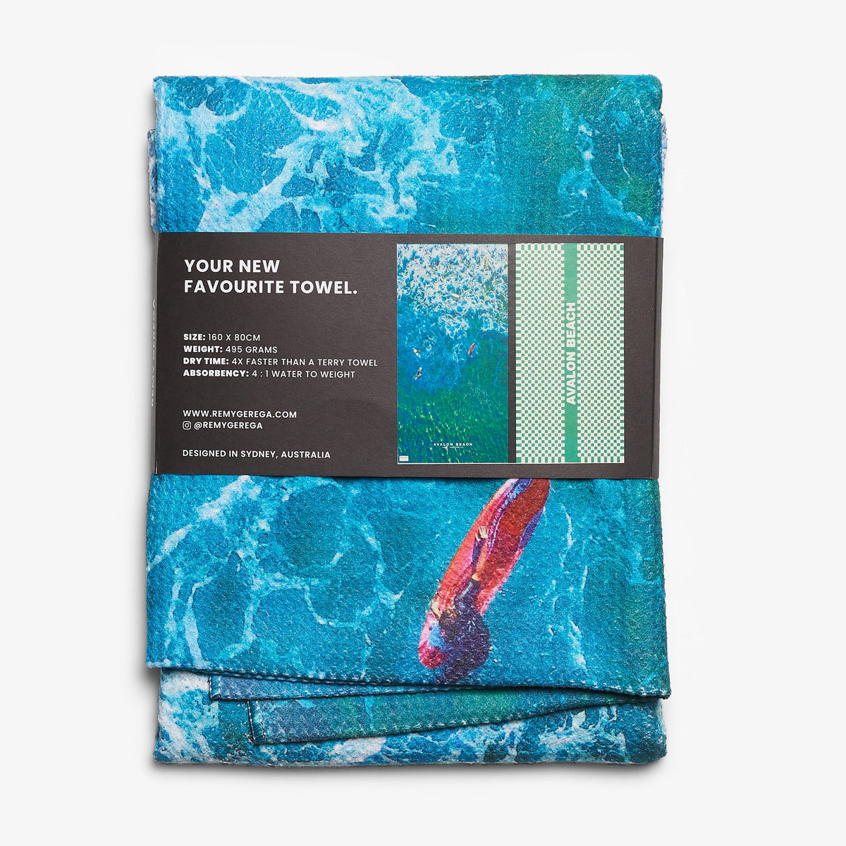Avalon Beach Quick-Dry Beach Towel