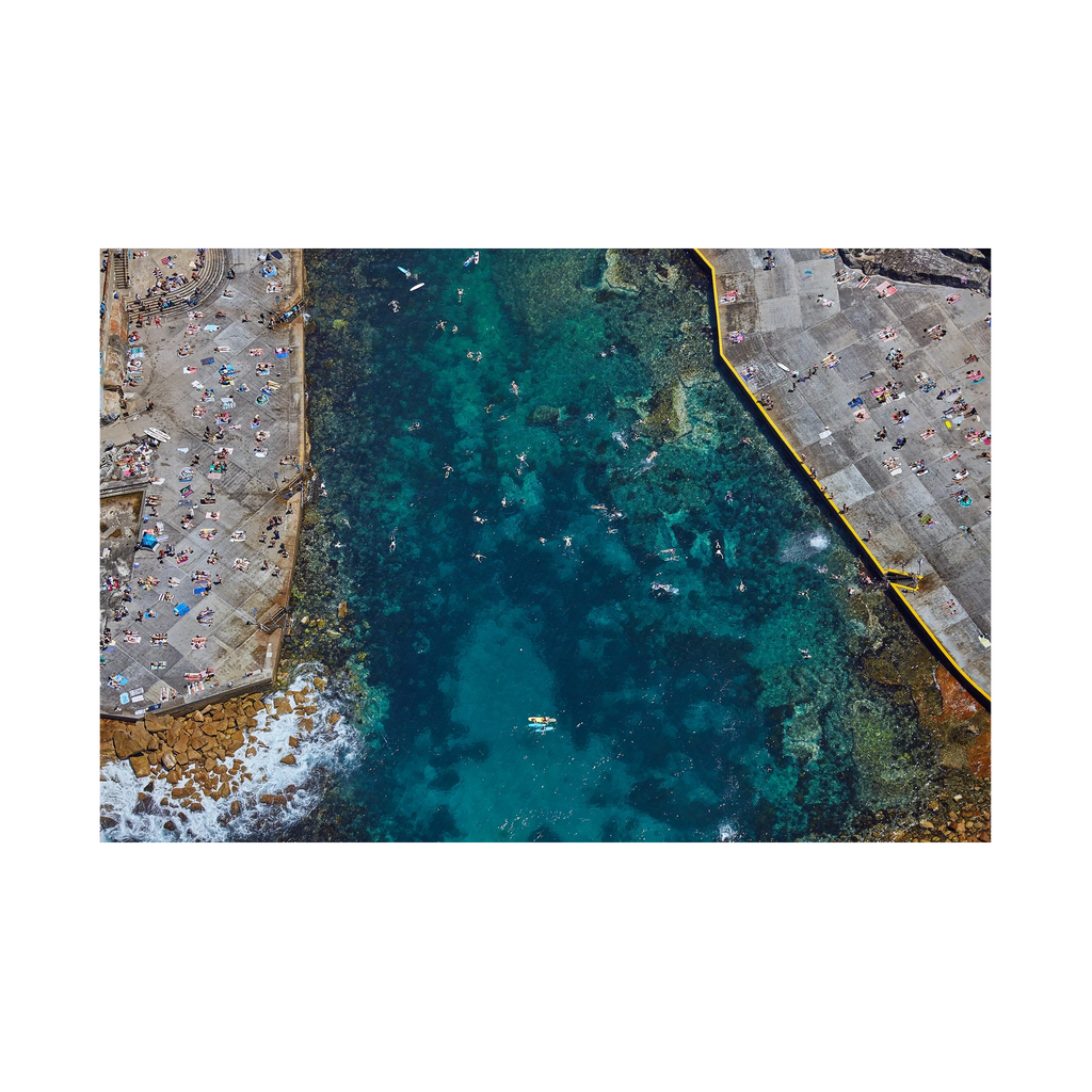 Azure Tranquility, Horizontal Print, print only