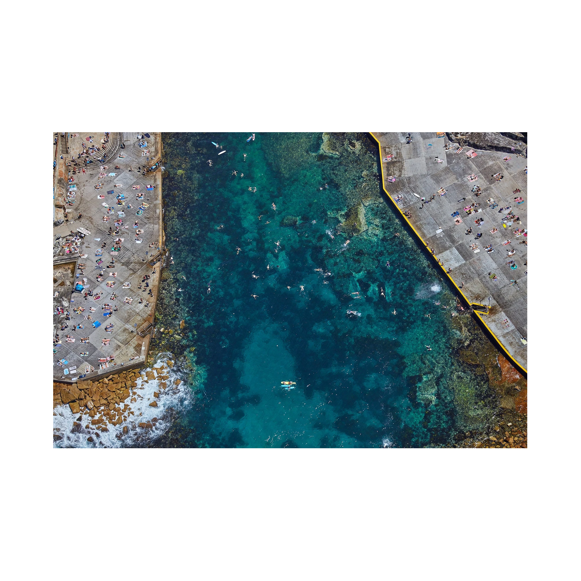 Azure Tranquility, Horizontal Print, print only