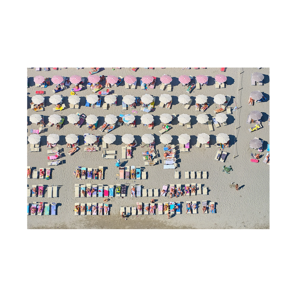 Beach Life, Italy, Horizontal Print, print only