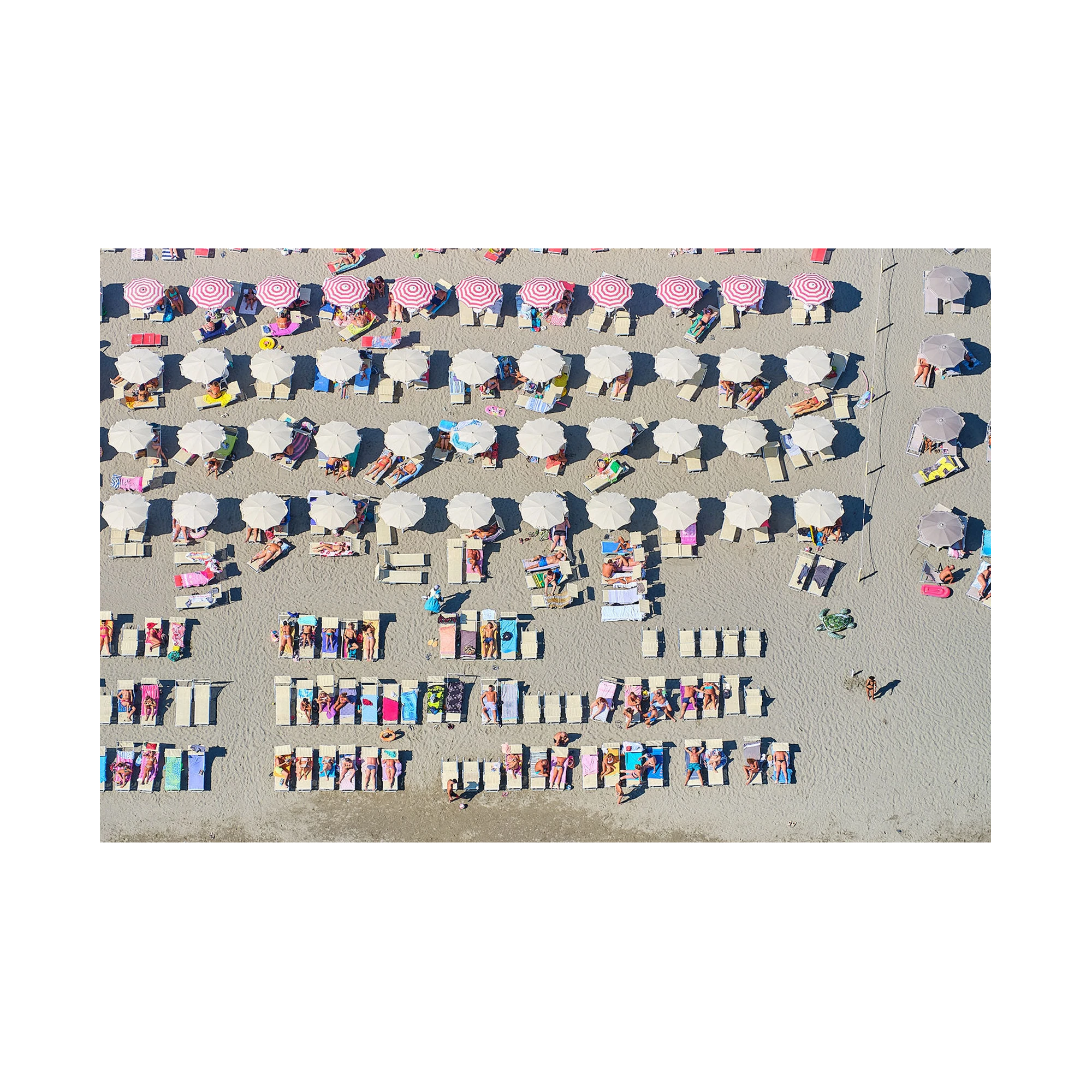 Beach Life, Italy, Horizontal Print, print only