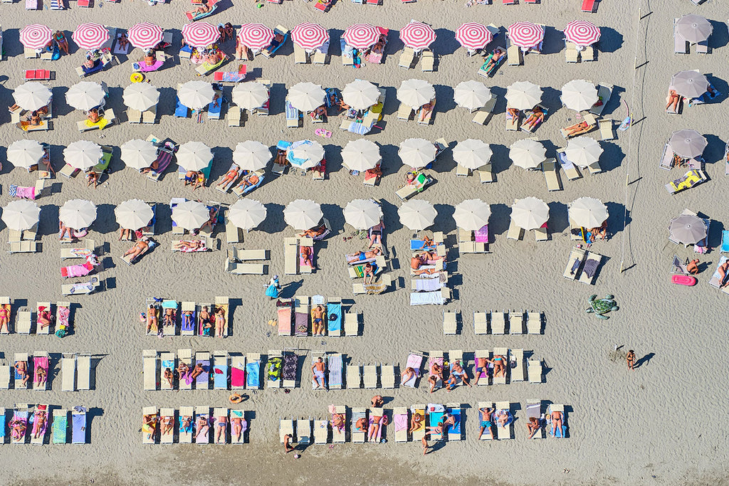 Beach Life, Italy, Horizontal Print - source print