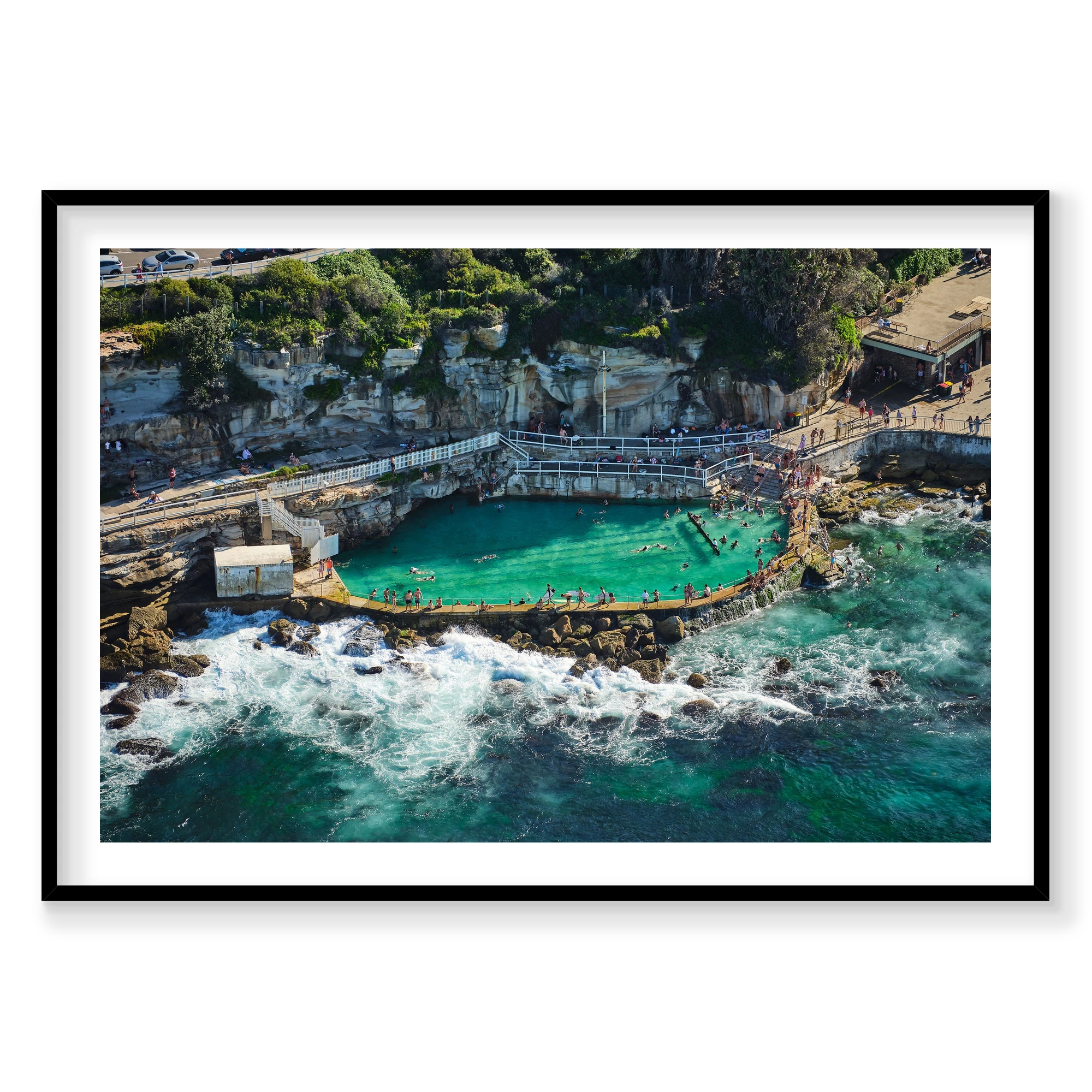 Beautiful Bronte, Horizontal Print, black Victorian Ash frame