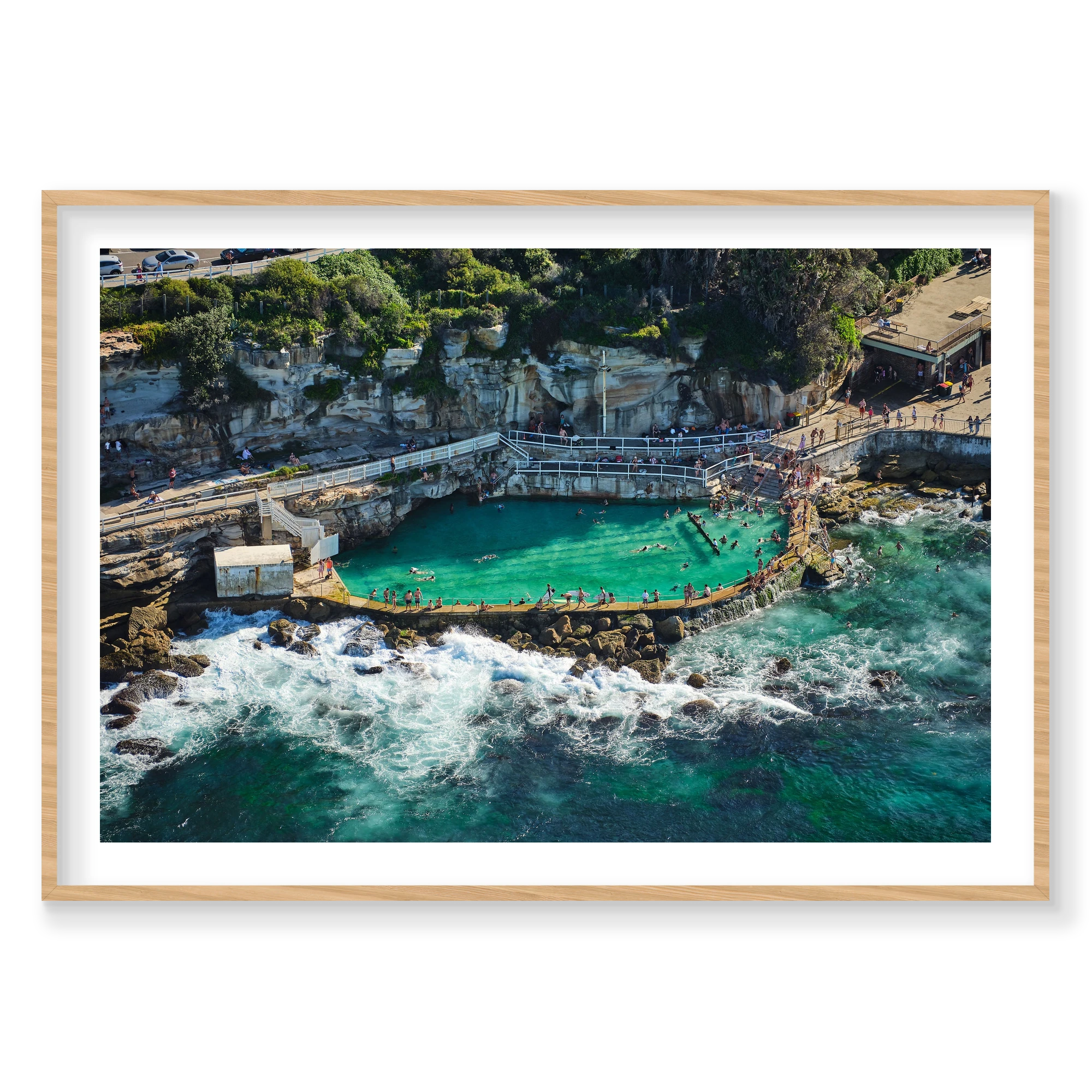 Beautiful Bronte, Horizontal Print, natural Victorian Ash frame