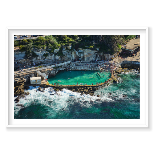 Beautiful Bronte, Horizontal Print, white Victorian Ash frame
