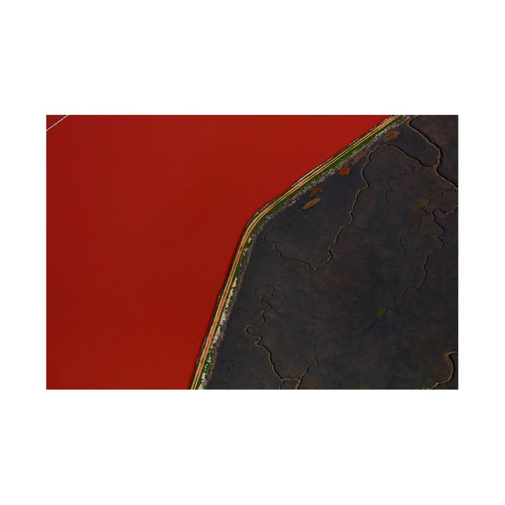 Blood Red, San Francisco Bay, Horizontal Print, print only