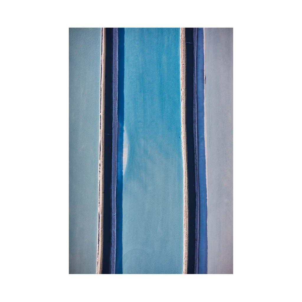 Blue Dye, Moab, Portrait Print, print only