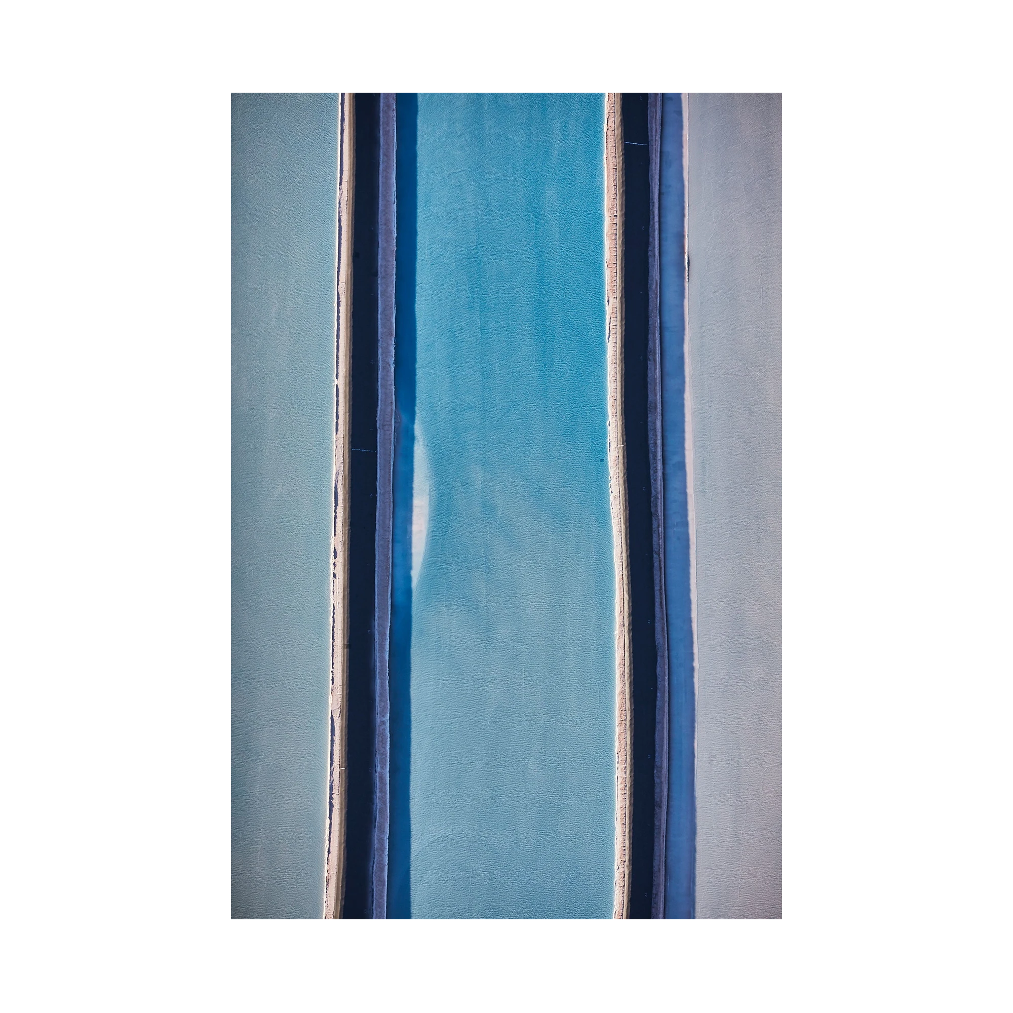 Blue Dye, Moab, Portrait Print, print only
