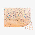Aerial view of crowded Bondi Beach with colorful umbrellas and beachgoers,500 piece jigsaw puzzle by Remy Gerega