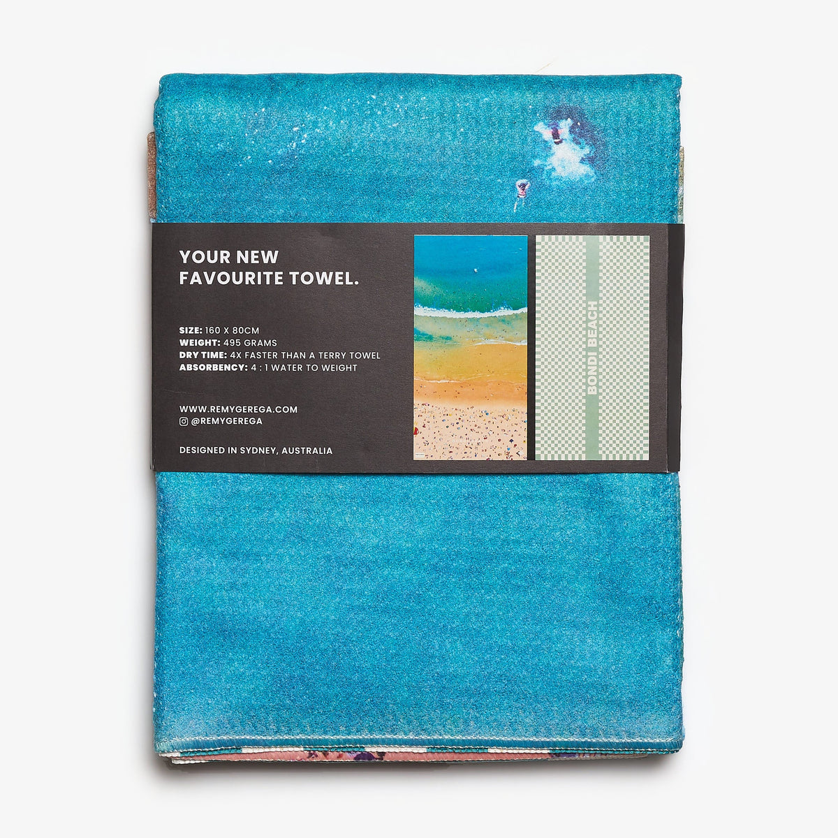 Bondi Beach Quick-Dry Beach Towel
