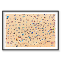 Bondi Beach Sunbathers, Horizontal Print, black Victorian Ash frame